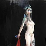 Butterflies are Free &nbsp; | &nbsp; oil, canvas &nbsp; | &nbsp; 36x42