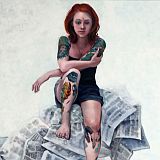 Alex &nbsp; | &nbsp; oil, mixed media &nbsp; | &nbsp; 45x51