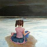 The Girl Named Katia &nbsp; | &nbsp; oil, mixed media &nbsp; | &nbsp; 48x48