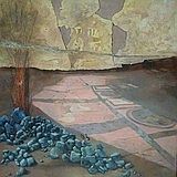 Roman Empire &nbsp; | &nbsp; oil, mixed media &nbsp; | &nbsp; 48x48