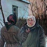 Gossip &nbsp; | &nbsp; oil, canvas &nbsp; | &nbsp; 22x34