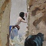 The Solitude &nbsp; | &nbsp; oil, mixed media &nbsp; | &nbsp; 24x32